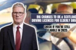Big Changes to UK & Scotland Driving Licences for Elderly Drivers