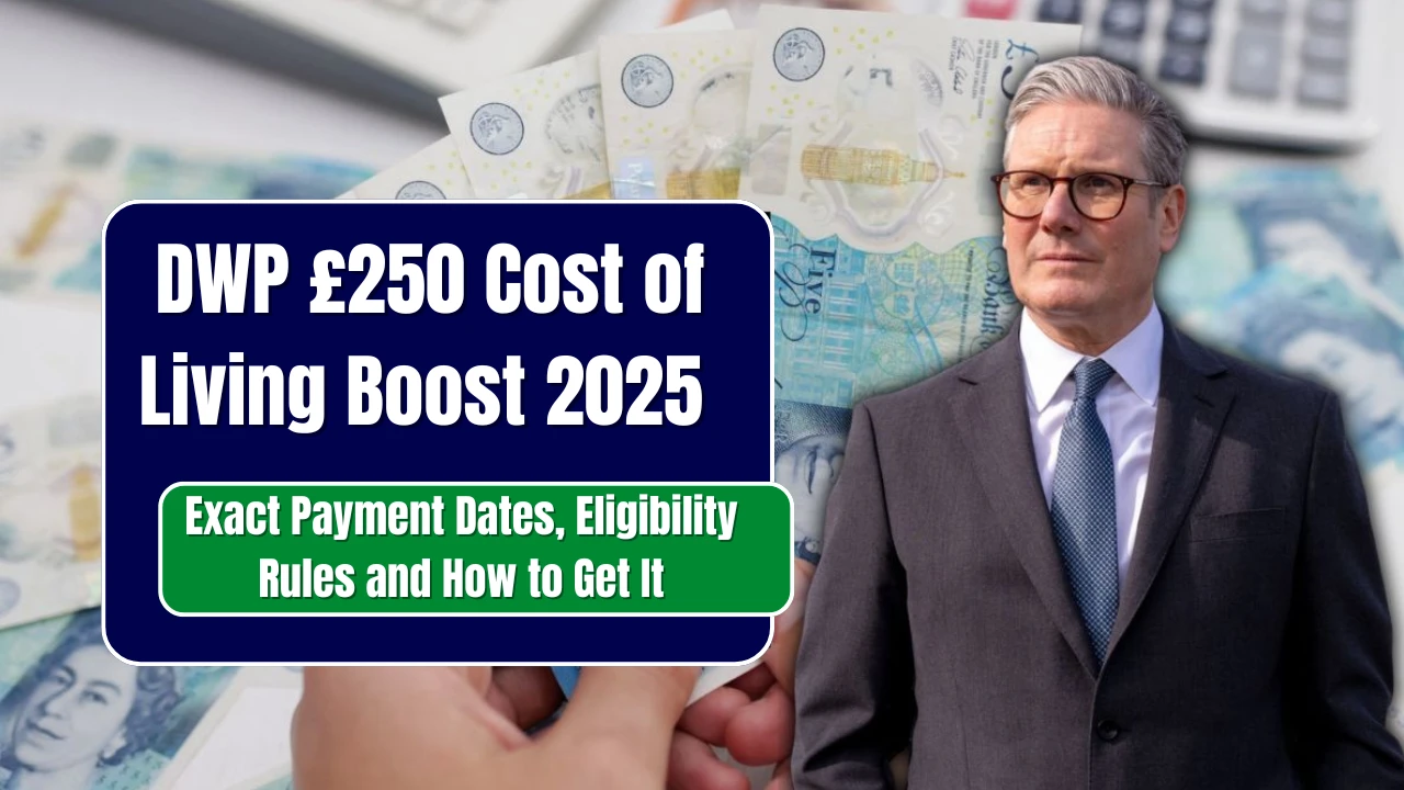 DWP £250 Cost of Living Boost 2025