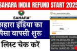 Sahara India refund Start 2025