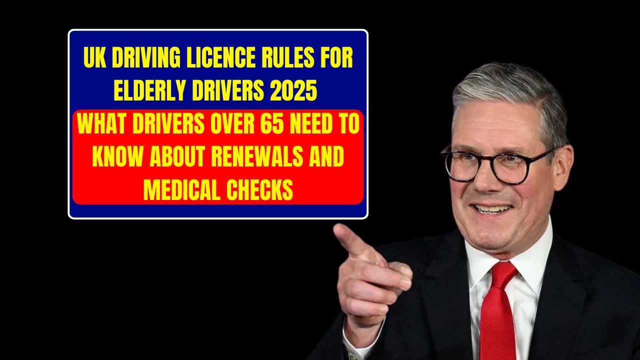 UK Driving Licence Rules for Elderly Drivers 2025