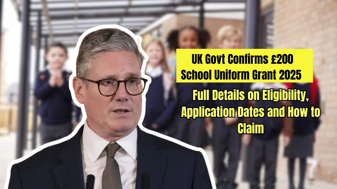 UK Govt Confirms £200 School Uniform Grant 2025